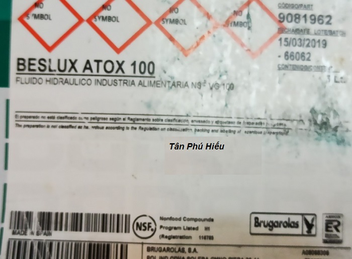 Dầu gia công kim loại Beslux Atox 100