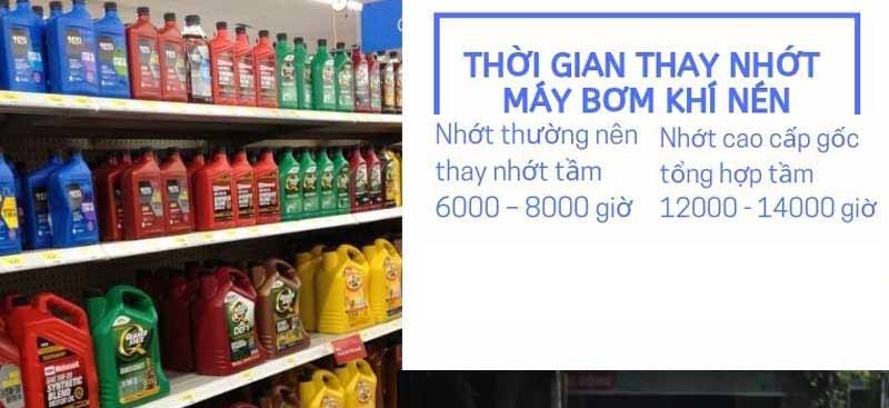 dầu máy nén khí