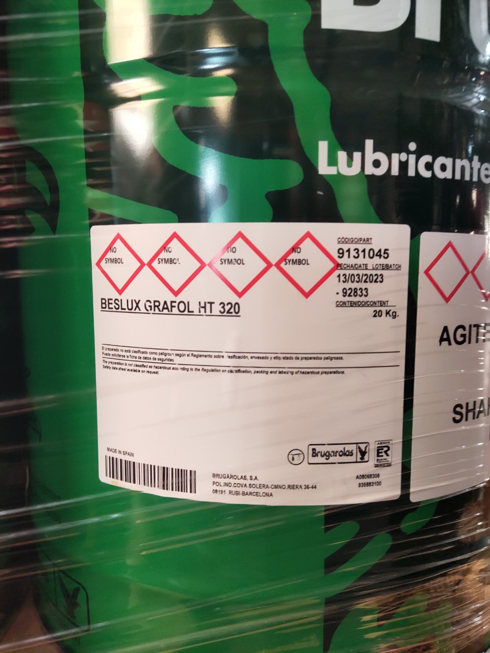 Beslux Grafol 320 chịu nhiệt tới 600°C 